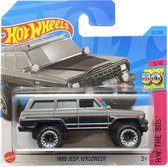 Hot Wheels 1988 Jeep Wagoneer - Zwart - Schaal 1:64 - 7 cm - Speelgoedvoertuig