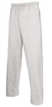 Achterkant van een lichtgrijze joggingbroek van Fruit of the Loom met steekzakken.