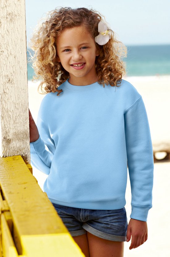 Fruit Of The Loom pour enfants unisexe Set dans Sweat manches Blauw ciel)
