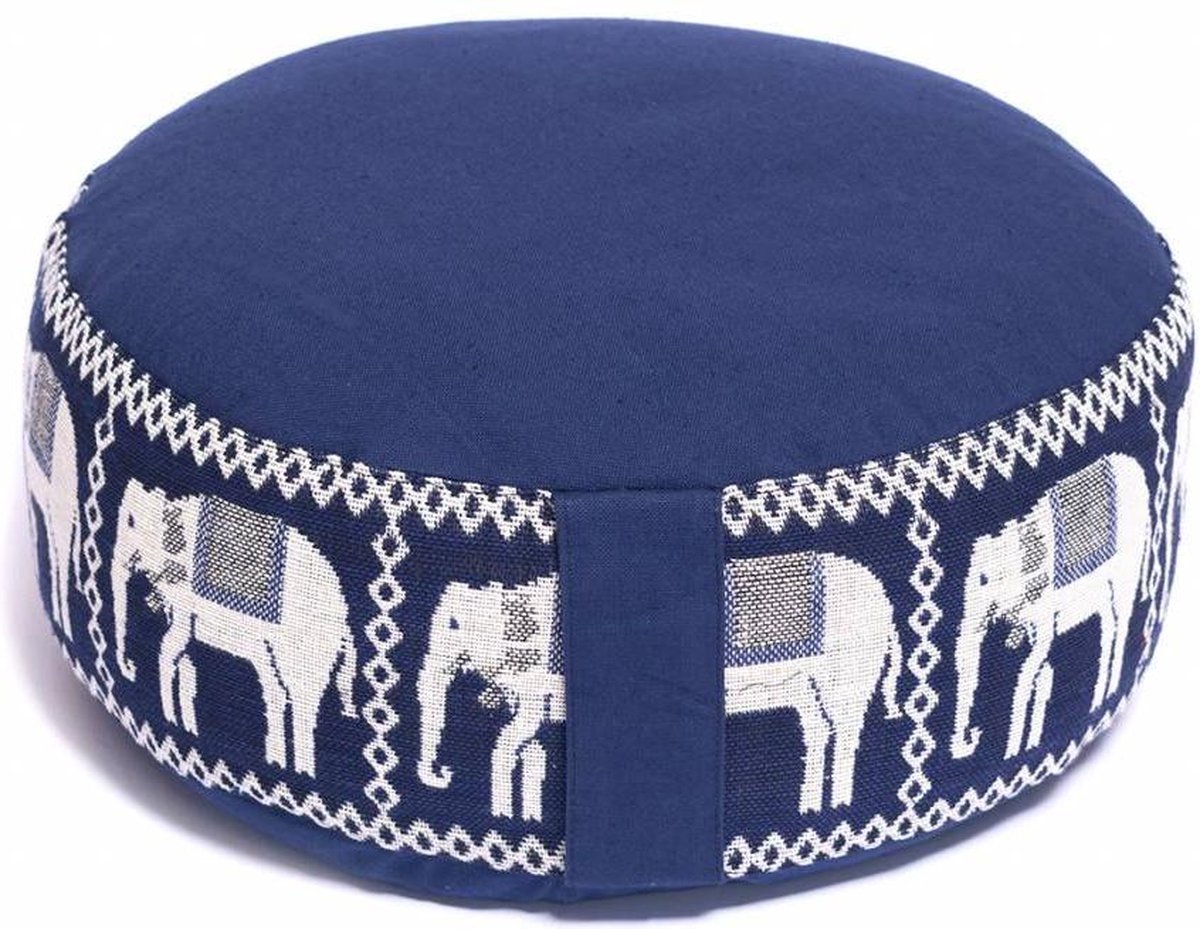 Bol.com Meditatiekussen rond patroon olifant indigo – Yogi & Yogini aanbieding