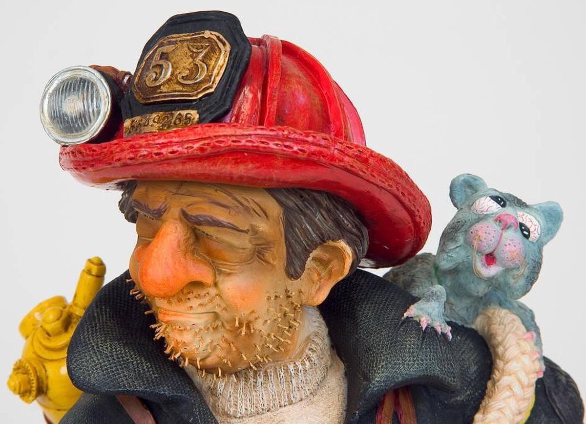 Forchino: De Brandweerman/The Firefighter/Le Sapeur-Pompier/der Feuerwehrmann