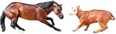 Breyer (61091) Cutting Horse & Calf