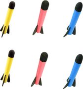Extra Raketten Set van 6 voor GT Stamp Raket Spel - Uitbreiding met 6 Kleurrijke Raketten - Nieuw in 2023 3 jaar 4 jaar