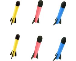 Set de 6 fusées Extra pour le jeu GT Stamp Rocket - Extension avec 6 fusées colorées - Nouveau en 2023