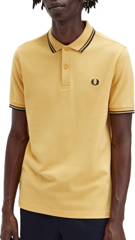 Fred Perry - Polo M3600 Jaune P95 - Regular-fit - Polo Homme Taille XXL