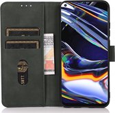 KHAZNEH Xiaomi Poco F5 Hoesje Retro Wallet Book Case Groen