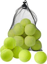 BRAMBLE 15 Balles de tennis avec Sac de Transport pour Sport, Entraînement, Chiens et Jeux - Robustes
