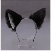 Akyol - Vossen hoofdband – vos – vacht - dieren - oren- kat diadeem – oren kat -vossenoor -carnaval -feest - haarband - diadeem-festival - accesoires