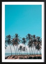 Palms And A Breeze Poster (29,7x42cm) - Wallified - Tekst - Zwart Wit - Poster - Wall-Art - Woondecoratie - Kunst - Posters