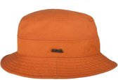 Hatland Trent Waxed Cotton - Orange - Outdoor Kleding - Kleding accessoires - Caps