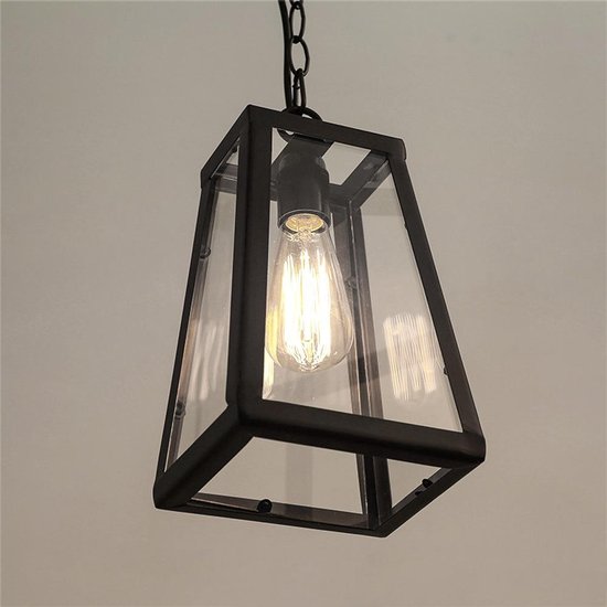 LIGKIN 2 stuks hanglamp van glas, vintage industrieel, E27, bloemen, creatief glasscherm, plafondlamp voor keuken, eetkamer, slaapkamer