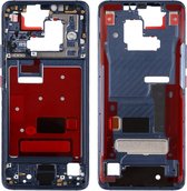 Original Front Behuizing LCD Frame Bezelplaat met Zijtoetsen voor Huawei Mate 20 Pro (Blauw)