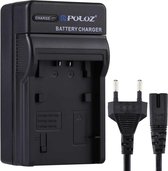 PULUZ EU Plug Batterij Oplader met Kabel voor Sony NP-FH50 / NP-FH70 / NP-FH100 / NP-FP50 / NP-FP70 / NP-FP90 / NP-FV50 / NP-FV70 / NP-FV90 Batterij