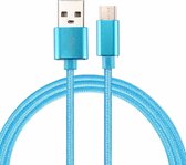 Brei Texture USB naar USB-C / Type-C Data Sync oplaadkabel, kabellengte: 3m, 3A totale output, 2A overdrachtsgegevens, voor Galaxy S8 & S8 + / LG G6 / Huawei P10 & P10 Plus / Onepl