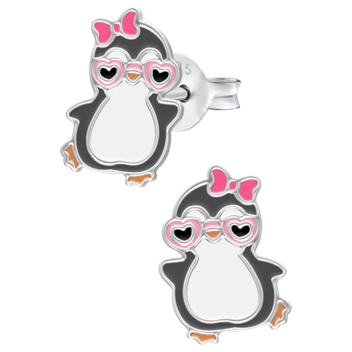 s.Oliver oorknopjes 925 sterling zilver meisjes kinderoorbellen, met synthetische zirkonia, 0,5 cm, zilver, ster, geleverd in een sieradengeschenkdoos, 2036825