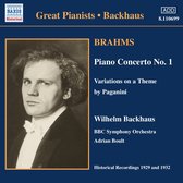BBC Symphony Orchestra, Wilhelm Backhaus - Brahms: Piano Concerto No.1/Variations On (CD)