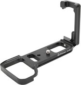 FITTEST LB-A9 Verticaal Schieten Snelsluiting L Plaatbeugel Houder voor Sony ILCE-9 / ILCE-7M3 (Zwart)