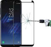 Voor Galaxy S8 / G950 0,26 mm 9H Oppervlaktehardheid 3D Explosiebestendig Niet volledig scherm Gebogen behuizing Vriendelijke gehard glasfolie (zwart)