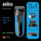 Braun Series 3 Shave&Style 3010BT - Elektrisch Scheerapparaat Mannen