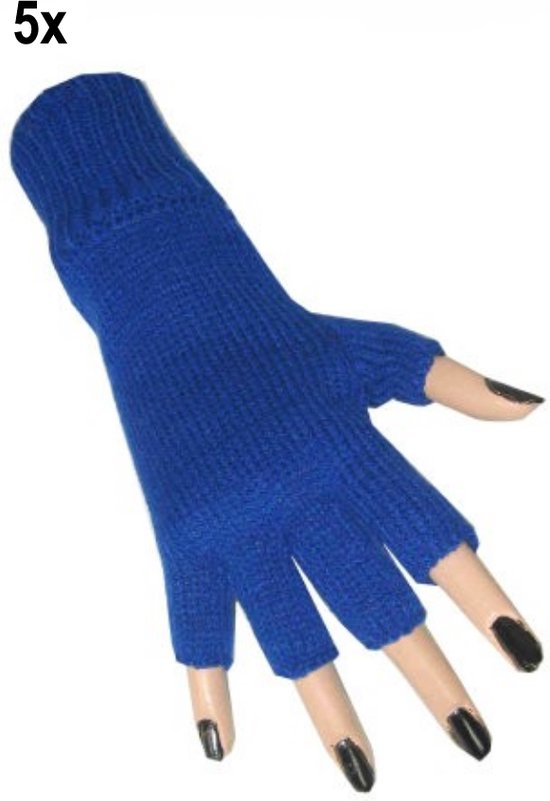 1 Paire De Gants Polaires Sans Doigts Pour Enfants, Avec