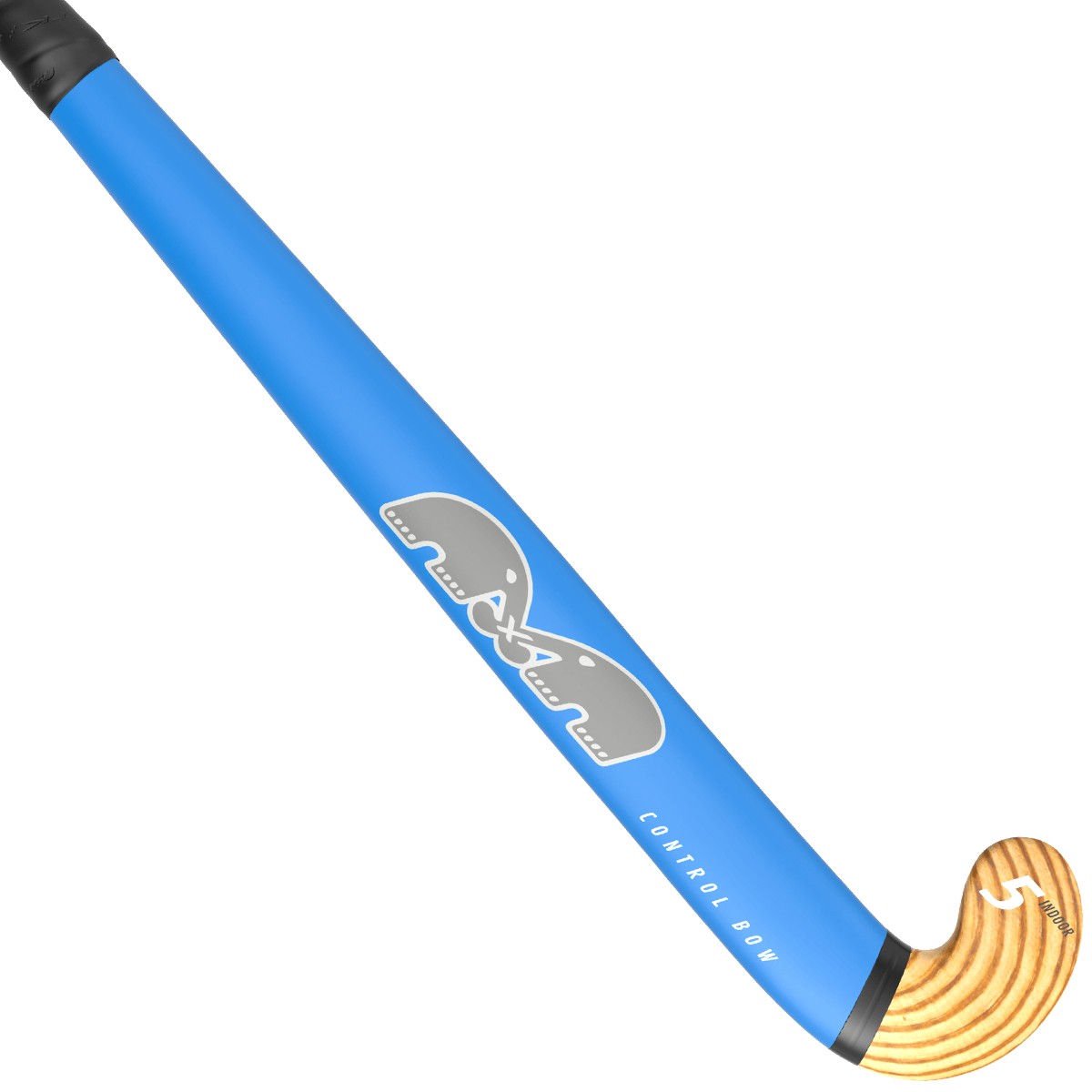 TK Hockey TK 5 Wood Control Bow Indoor - Blue/silver - Hockey - Hockeysticks - Sticks Senior Zaal