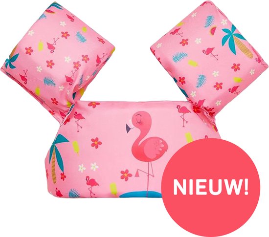Zwemvest Kinderen - Puddle Jumper Deluxe - Flamingo Design - 13 tot 23 kg - 2 tot 6 jaar - Zwembandjes - Zwemvest kind - Reddingsvest
