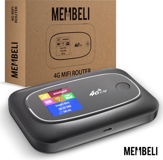 Membeli Mifi 4g router - Wereldwijd Bereik - 300Mbps - 4g - Zwart | bol.com