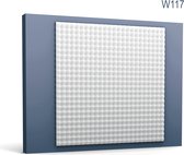 3d muurpaneel Orac Decor W117 MODERN SLOPE Wandpaneel Sierelement modern design wit 1 m2