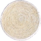 Lavandoux -  Vloerkleed - Rond - Zeegras - Naturel - 100cm