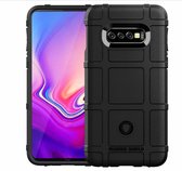 Hoesje voor Samsung Galaxy S10 - Beschermende hoes - Back Cover - TPU Case - Zwart