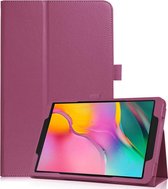 Tablet hoes geschikt voor Samsung Galaxy Tab S5e flip hoes - Paars