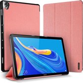 Tablet hoes geschikt voor Huawei MediaPad M6 10.8 Dux Ducis Domo Book Case - Roze