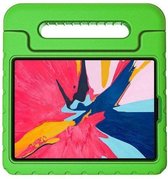 iPad Pro 12.9 (2018/2020) hoes - Schokbestendige iPad Hoes voor Kinderen met Handvat - Groen