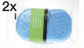 Multy Multi - éponge de bain - SUPER SOFT - éponge multy soft - éponge bon marché - bains - salle de bain - Éponge de bain sans côté rugueux - Pour une peau fraîche et piquante - éponges de bain - Éponge douce - peau douce
