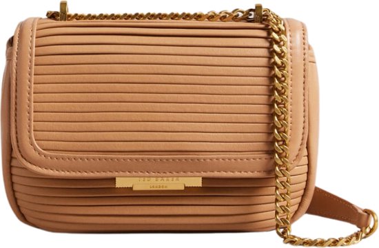 Ted Baker Pyalily Pleated Xbody Bag Sac à bandoulière pour femme - Camel