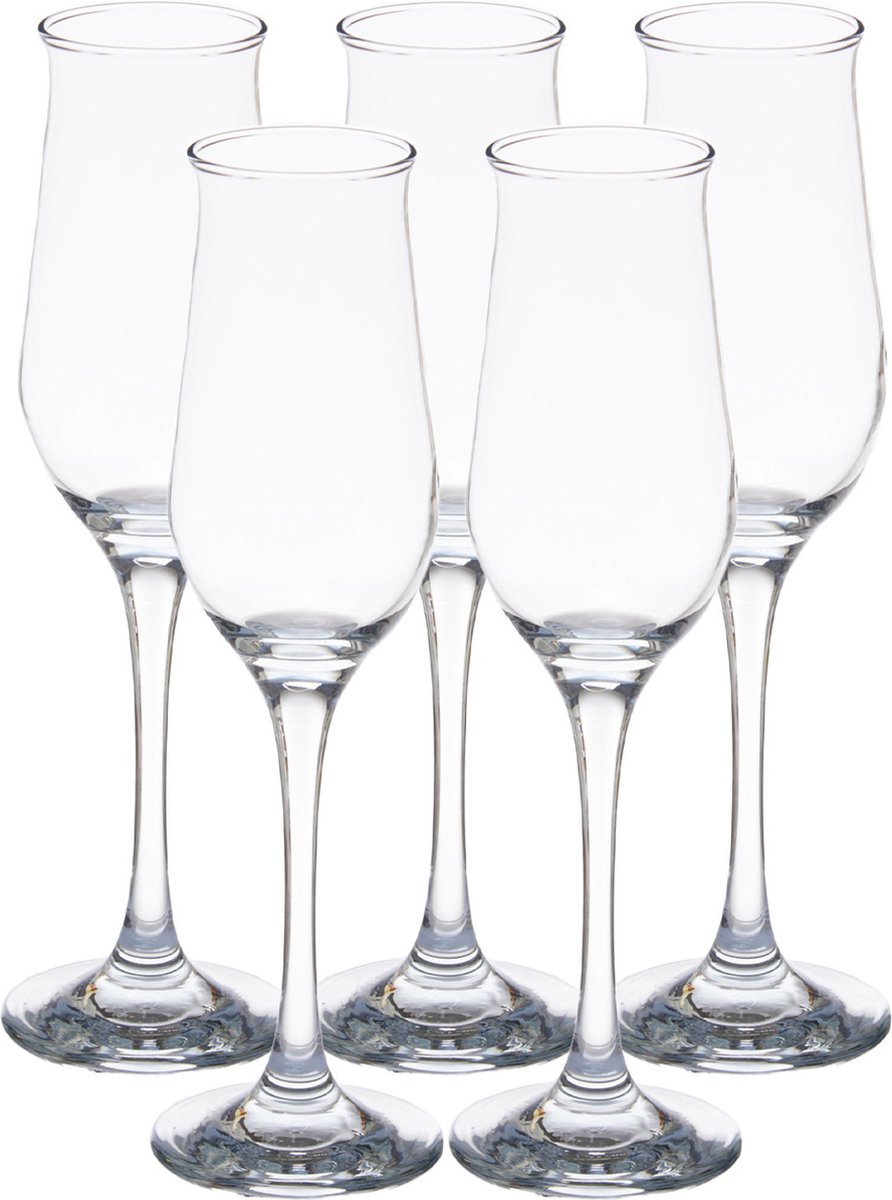 Pasabahce Prosecco/Champagneglazen - glas - set 18x stuks - 190 ml