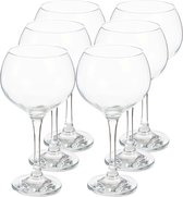 Pasabahce Bistro cocktail/gin glazen - glas - set 6x stuks - 790 ml