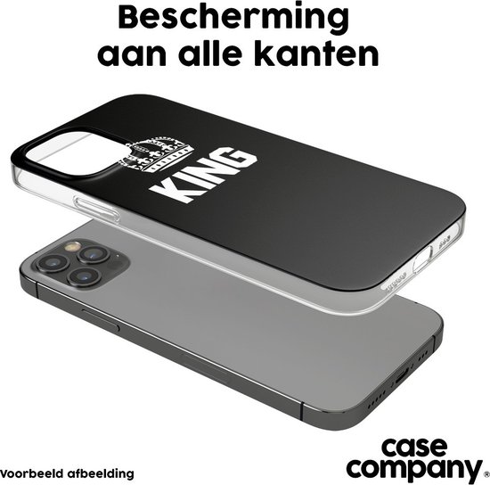 Case Company® - Coque Google Pixel 6a avec cordon - King Black - Coque pour téléphone avec cordon Zwart - Protection sur tous les côtés et sur le bord de l'écran