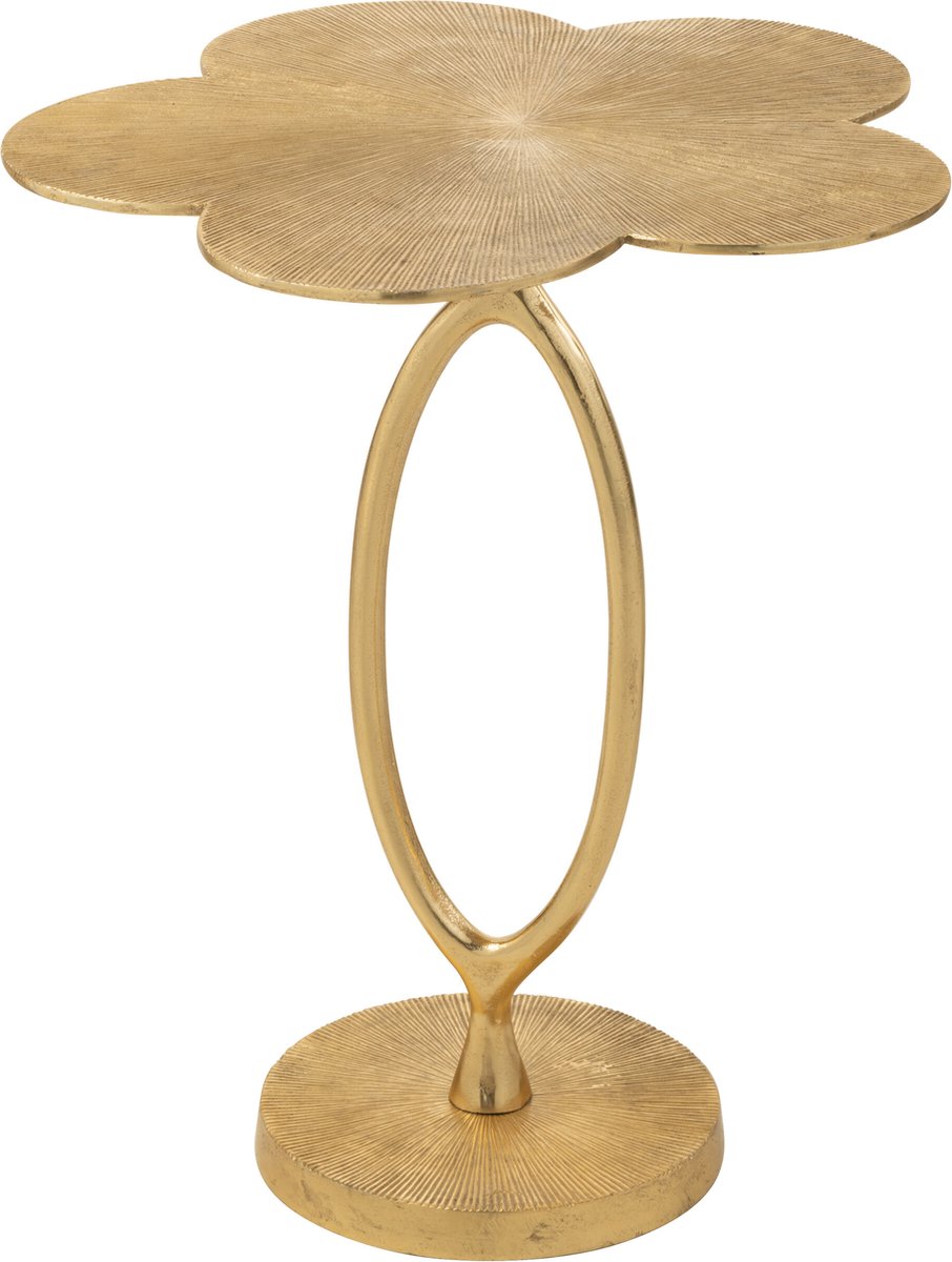 J-Line bijzettafel Tiana - aluminium - goud