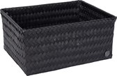 Open basket rectangular black large
