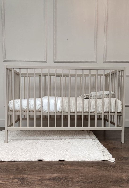Cabino Baby Bed / Ledikant Basic 60x120 cm Verstelbare Bodem - Clay