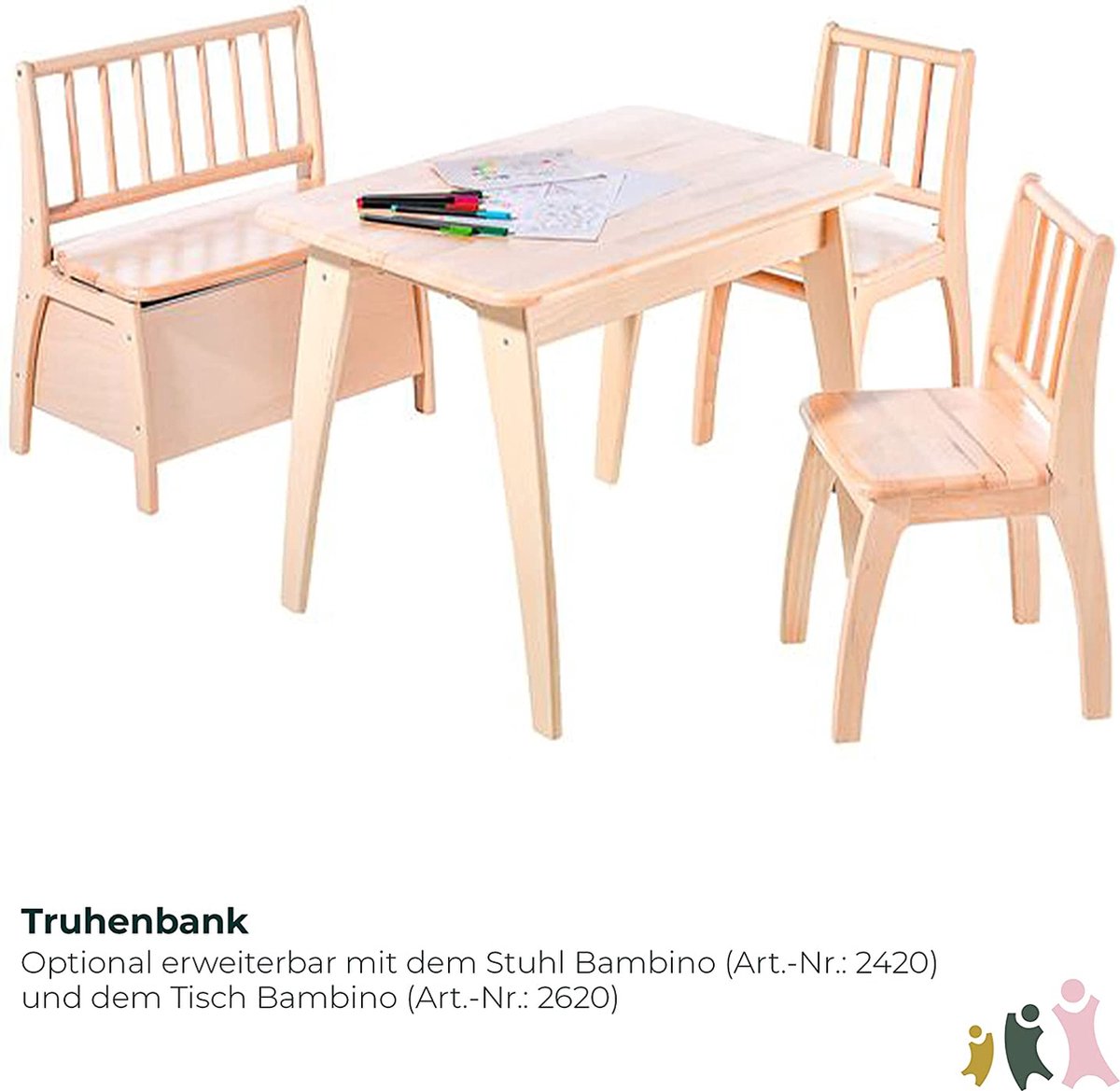 MISOU Opbergbox met Bank Speelgoedkist Met deksel Wit Hout Opbergbank Kinderbank RUMI – Weekend Webshop