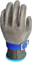 LOUZIR Slagershandschoen - Oesterhandschoen met Binnen Handschoen - Oesters Openen - Snijwerende Oester - Vis - Vlees - Snijbestendige Slager Keuken Handschoen - Cut Resistant Butcher Kitchen Gloves