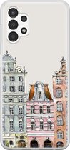 Leuke Telefoonhoesjes - Hoesje geschikt voor Samsung Galaxy A13 4G - Grachtenpandjes - Soft case - TPU - Print / Illustratie - Multi