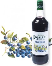 Bigallet Myrtille (Bosbes) - 1 liter traditionele siroop - 1 liter