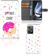 Smartphone Hoesje OnePlus Nord CE 2 Lite Bookcase met Quotes Donut Cadeautjes voor Meisjes