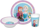 Disney Frozen - Set petit déjeuner - Set dîner - Set déjeuner - Assiette - Bol - Kom - Anna & Elsa