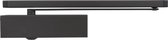 Oxlox deurdranger | zwart | binnen- en buitendeur | geschikt voor montage onder rolluik e.d.