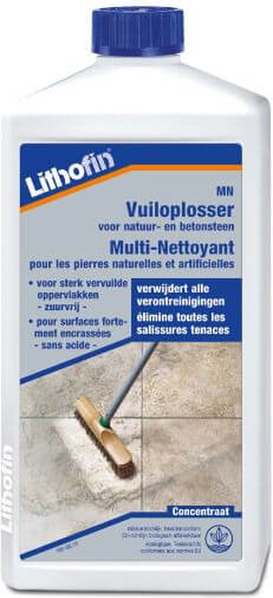 Lithofin onderhoud en reiniger product MN vuiloplosser 1 l fles