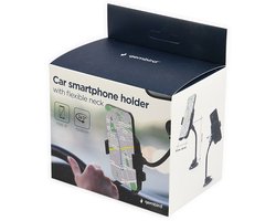 Gembird Smartphonehouder voor in de auto, met flexibele hals